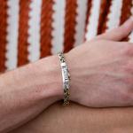 148SBR armband zilver messing Heren BREEZE Collectie