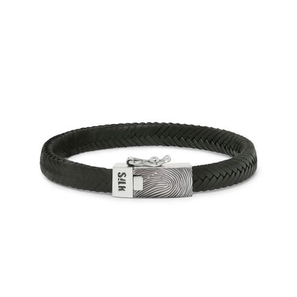 155BLK Armband Zwart ALPHA Collectie