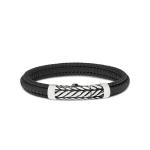 158BLK Armband Zwart ZIPP Collectie