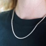 168 ketting zilver FOX Collectie
