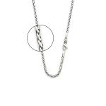 168 ketting zilver FOX Collectie