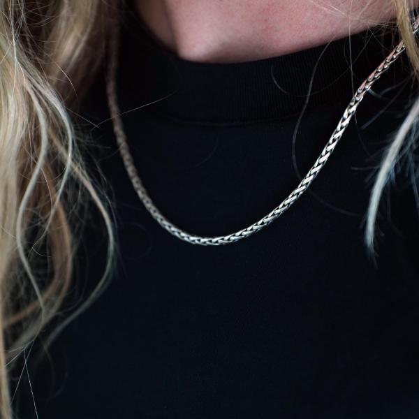 168 ketting zilver FOX Collectie