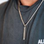 168 ketting zilver Heren FOX Collectie