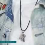 179BLK Ketting Zwart Dames ROOTS Collectie