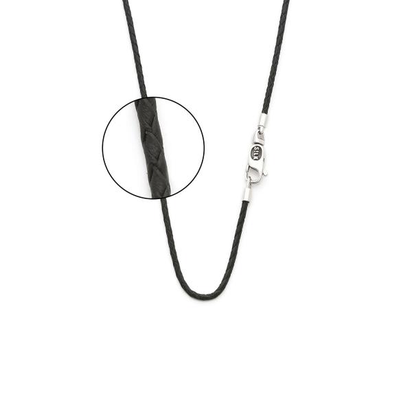 179BLK Ketting Zwart ROOTS Collectie