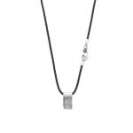 183BLK Ketting Zwart CHEVRON Collectie