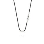 183BLK Ketting Zwart CHEVRON Collectie