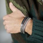 250 Armband Heren DOUBLE FOX Collectie