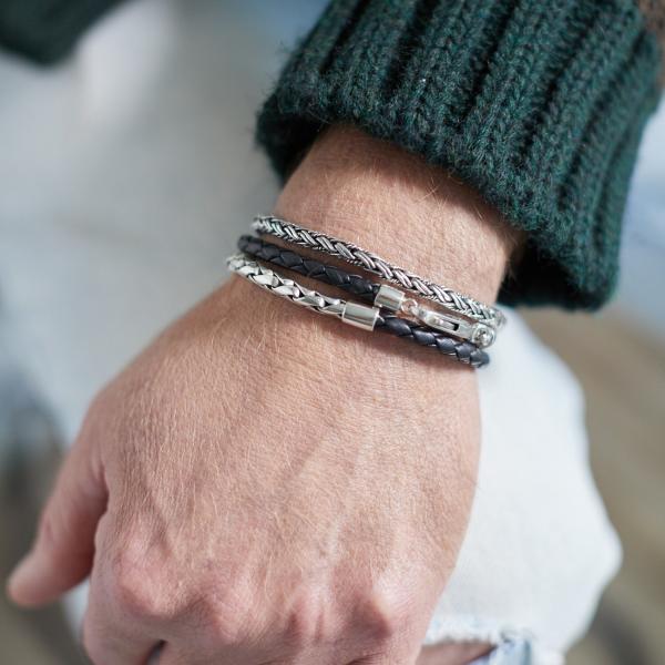 278 Armband Heren DOUBLE FOX Collectie