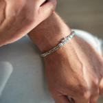 281 armband bicolor Heren DOUBLE FOX Collectie