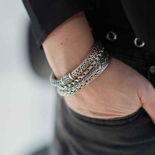 281 armband bicolor Dames DOUBLE FOX Collectie