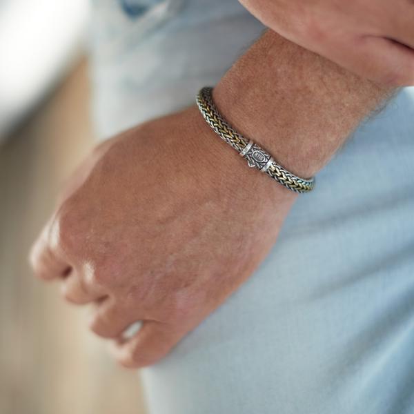 282 armband bicolor Heren ROOTS Collectie