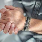 282 armband bicolor Heren ROOTS Collectie