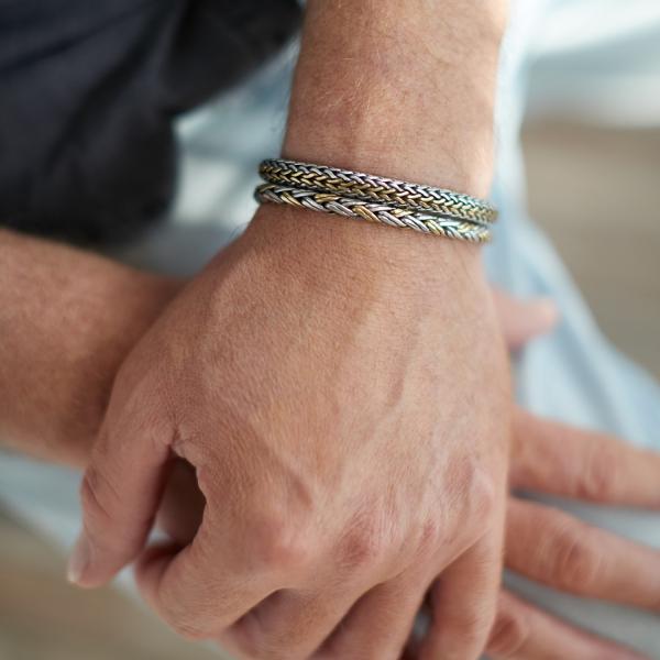 282 armband bicolor Heren ROOTS Collectie