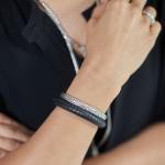 326BLK Armband Zwart Dames ARCH Collectie