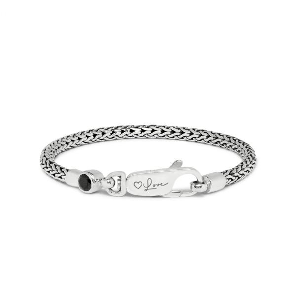 330BLK Armband Zwart ROOTS Collectie