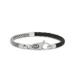 355BLK Armband Zwart ROOTS Collectie