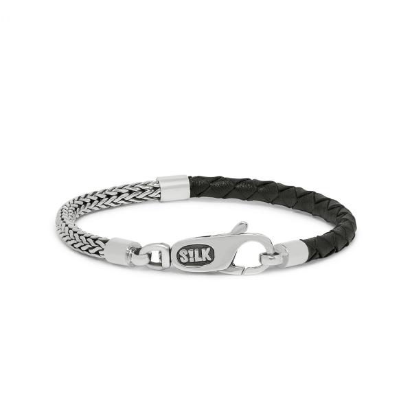 355BLK Armband Zwart ROOTS Collectie