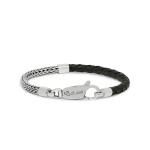 355BLK Armband Zwart ROOTS Collectie