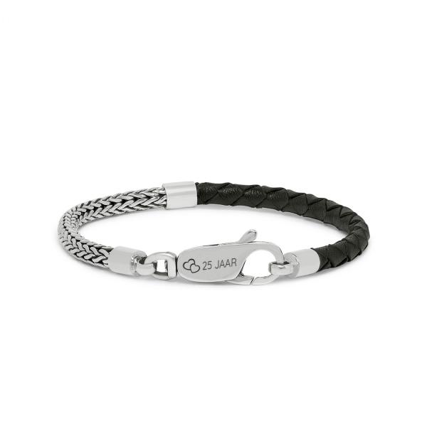 355BLK Armband Zwart ROOTS Collectie