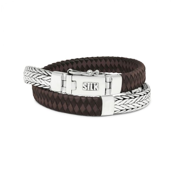 362BBR Armband Zwart-Bruin