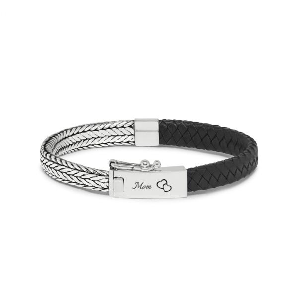 369BLK Armband Zwart ALPHA Collectie