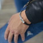 369BLK Armband Zwart Dames ALPHA Collectie