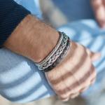 387 Armband Heren DOUBLE FOX Collectie