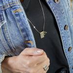 E440SBR Ketting met hanger Dames ELEMENTS Collectie