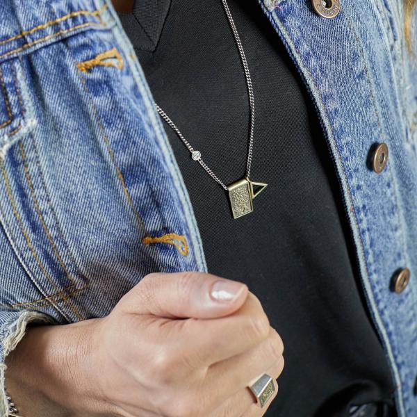 E440SBR Ketting met hanger Dames ELEMENTS Collectie