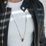 E440SBR Ketting met hanger Heren ELEMENTS Collectie
