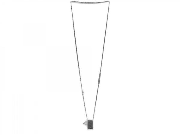 E440SIL Ketting met hanger ELEMENTS Collectie