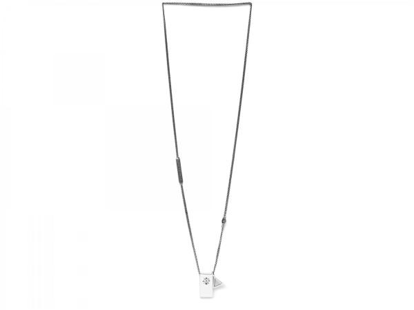 E440SIL Ketting met hanger ELEMENTS Collectie