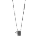 E440SIL Ketting met hanger ELEMENTS Collectie
