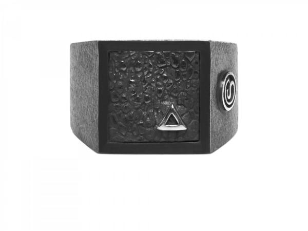 441RAW Signet Ring ELEMENTS ELEMENTS Collectie
