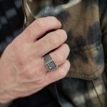 E441RAW Zegelring Heren ELEMENTS Collectie