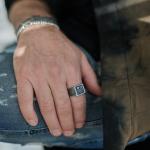 E441RAW Zegelring Heren ELEMENTS Collectie