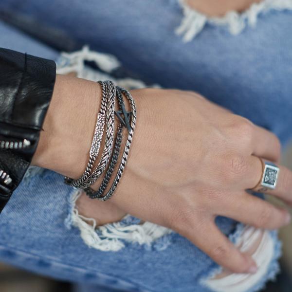 E443SIL Armband ELEMENTS Collectie