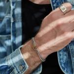 E444SBR Armband Heren ELEMENTS Collectie