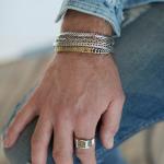 E444SBR Armband Heren ELEMENTS Collectie