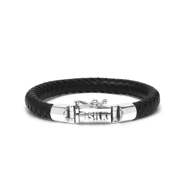 644BLK Armband zwart ROOTS Collectie
