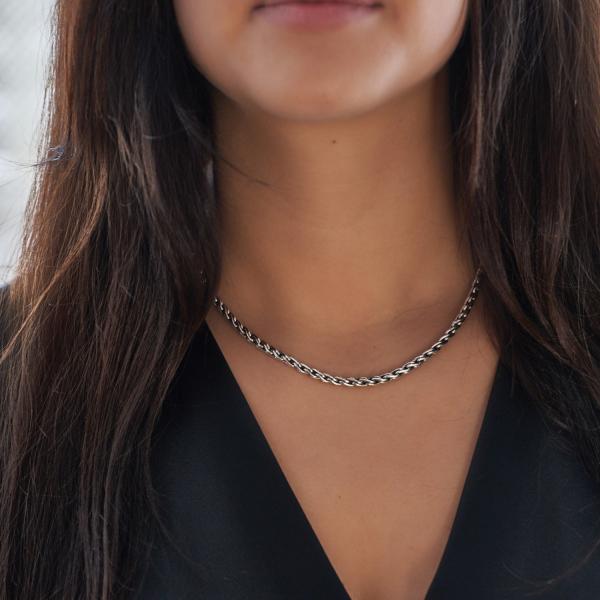 652 ketting zilver Dames BREEZE Collectie