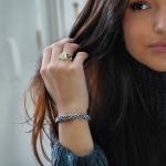 659 Armband zilver Dames DOUBLE LINKED Collectie