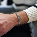 662 Armband zilver Heren MESH Collectie