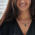 681BON hanger zwart onyx Dames LEGACY Collectie