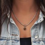 681TIG Hanger tijgeroog Dames LEGACY Collectie