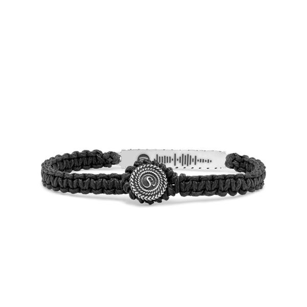 688BLK Armband paracord WEAVE Collectie