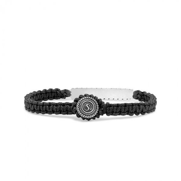 688BLK Armband paracord WEAVE Collectie