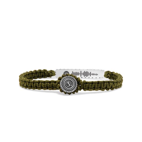 688OLV Armband paracord WEAVE Collectie