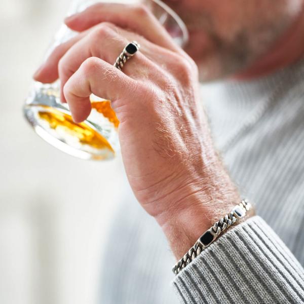 691 ring zilver Heren LINKED Collectie